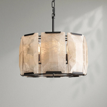 Harlows Calcite Round Chandelier - Lightings Menu