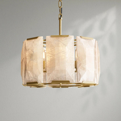 Harlows Calcite Round Chandelier - Lightings Menu