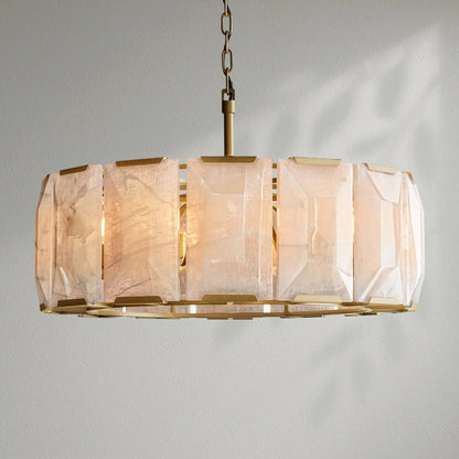 Harlows Calcite Round Chandelier - Lightings Menu