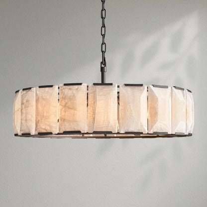 Harlows Calcite Round Chandelier - Lightings Menu
