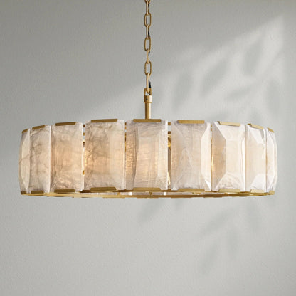 Harlows Calcite Round Chandelier - Lightings Menu