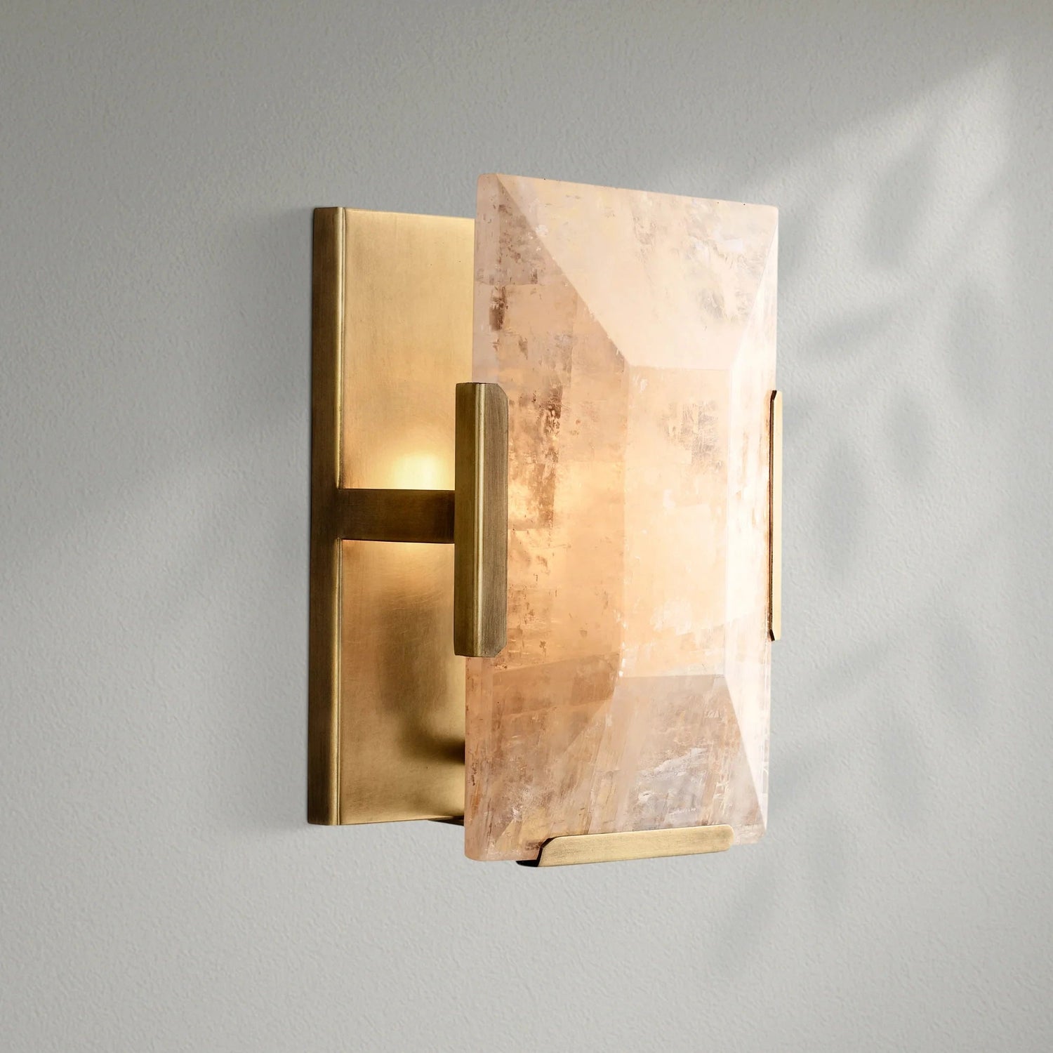 Harlows Calcite Short Wall Sconce - Lightings Menu