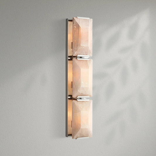 Harlows Calcite Triple Wall Sconce - Lightings Menu