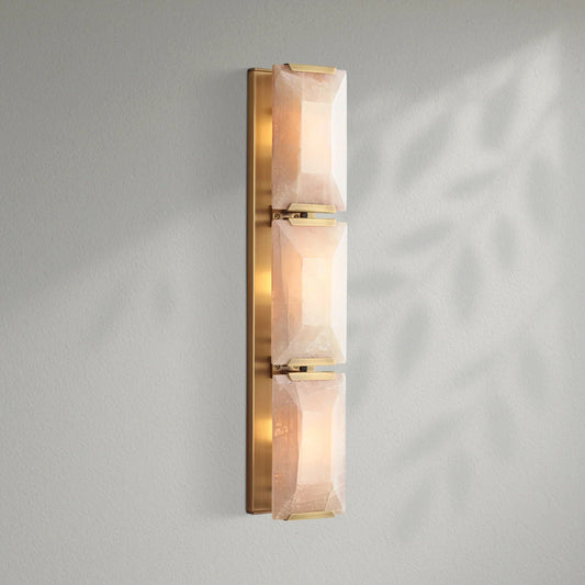 Harlows Calcite Triple Wall Sconce - Lightings Menu