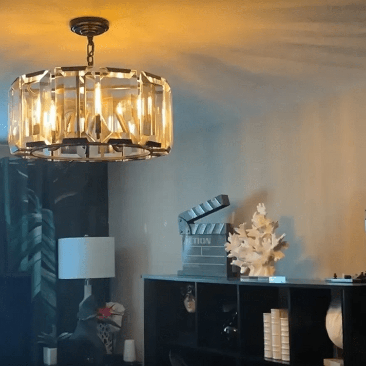 Harlows Crystal Round Chandelier - Lightings Menu
