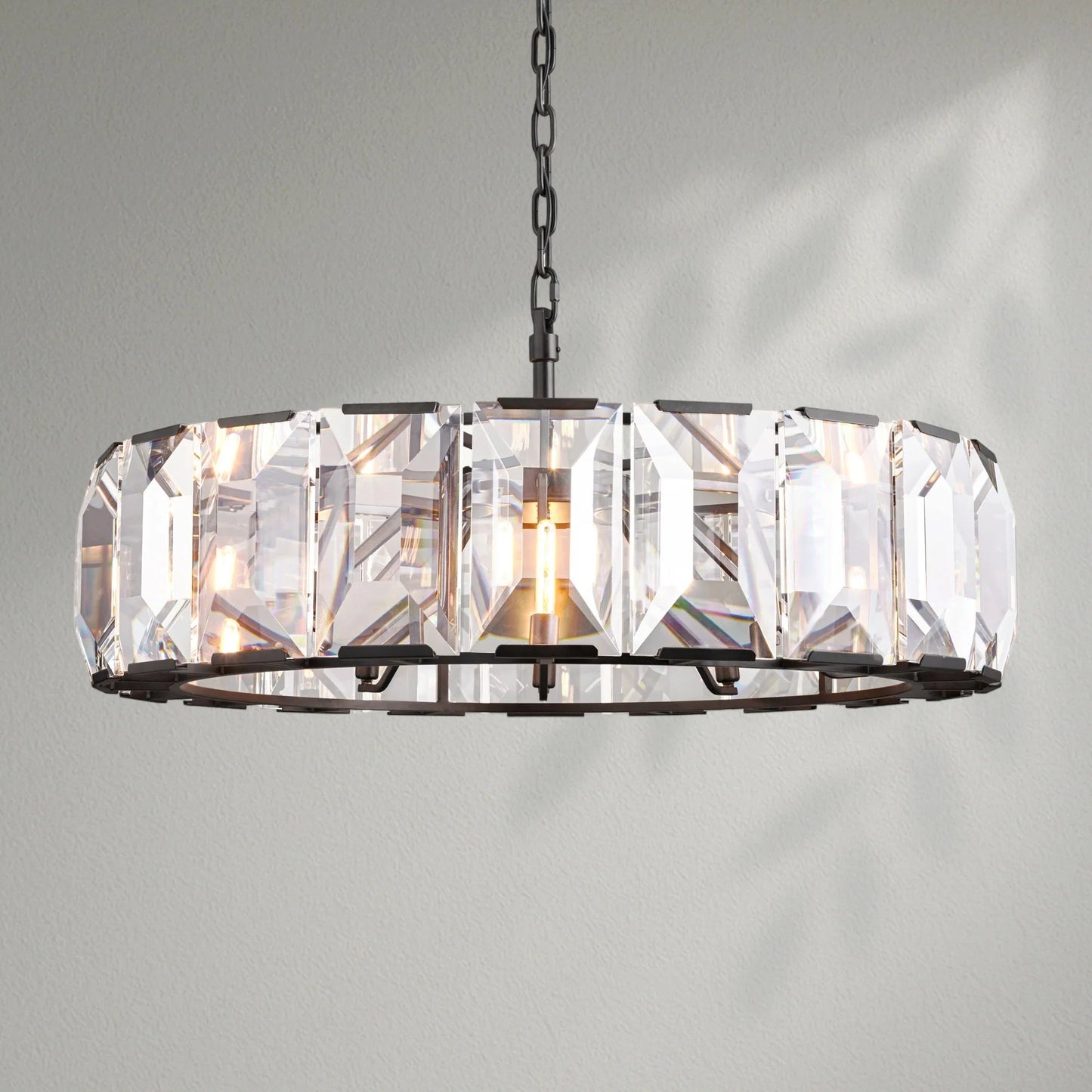 Harlows Crystal Round Chandelier - Lightings Menu