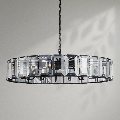 Harlows Crystal Round Chandelier - Lightings Menu