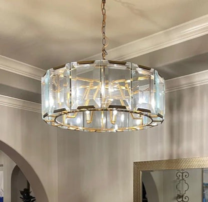 Harlows Crystal Round Chandelier - Lightings Menu