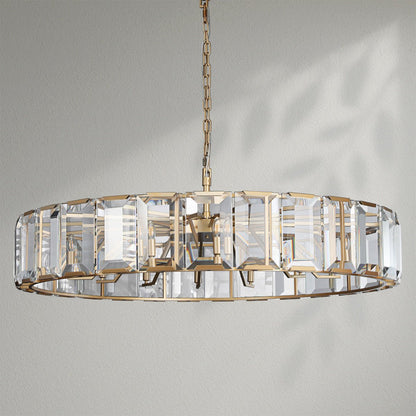 Harlows Crystal Round Chandelier - Lightings Menu