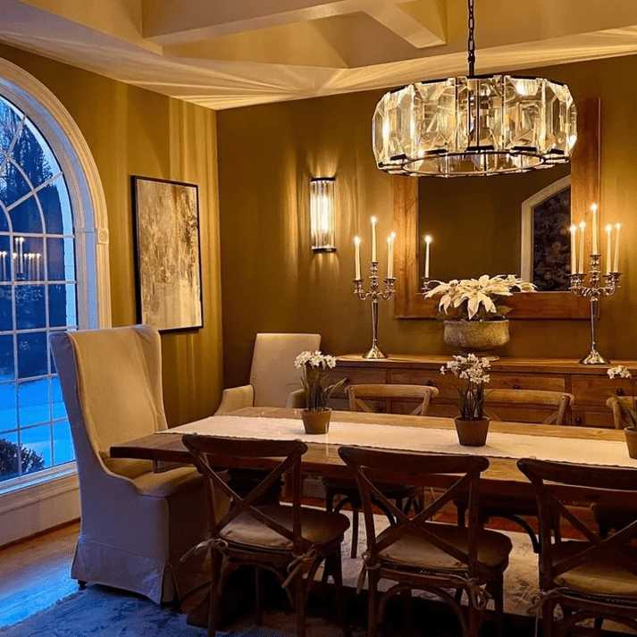 Harlows Crystal Round Chandelier - Lightings Menu