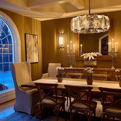 Harlows Crystal Round Chandelier - Lightings Menu