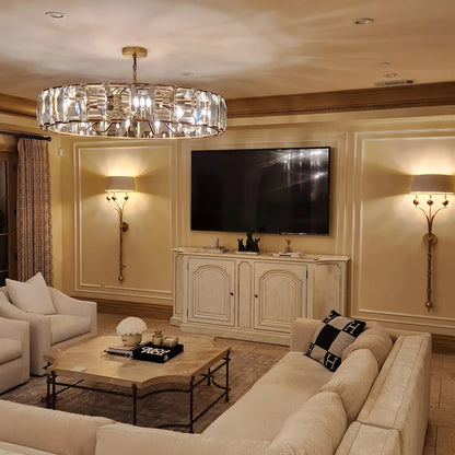 Harlows Crystal Round Chandelier - Lightings Menu