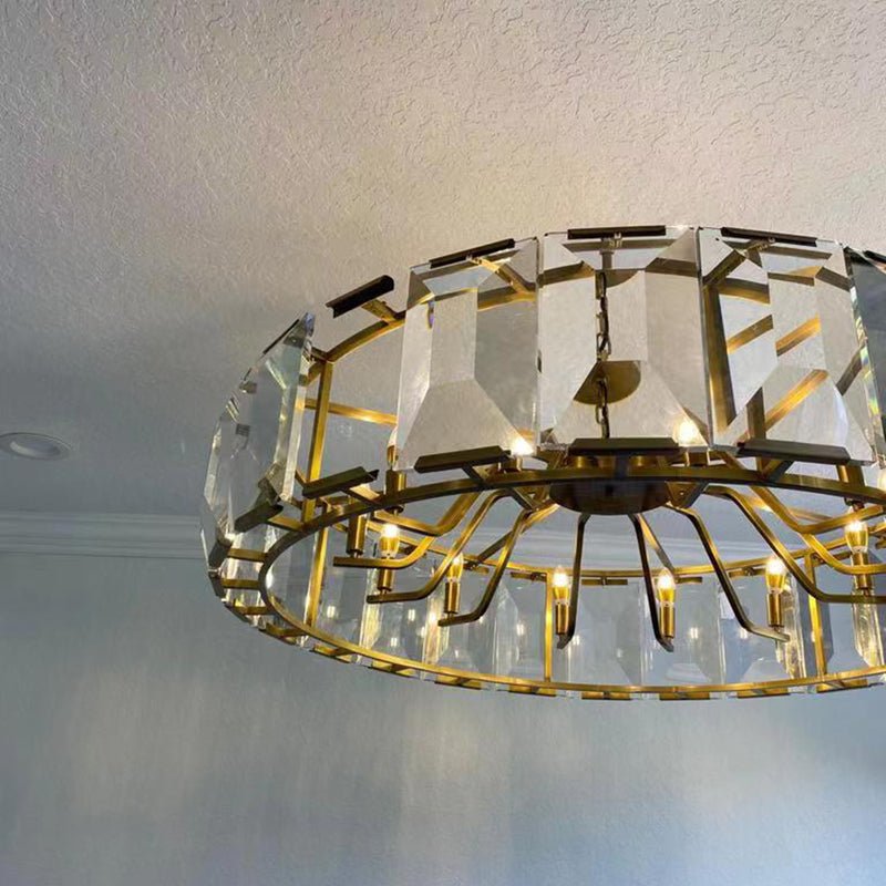 Harlows Crystal Round Chandelier - Lightings Menu