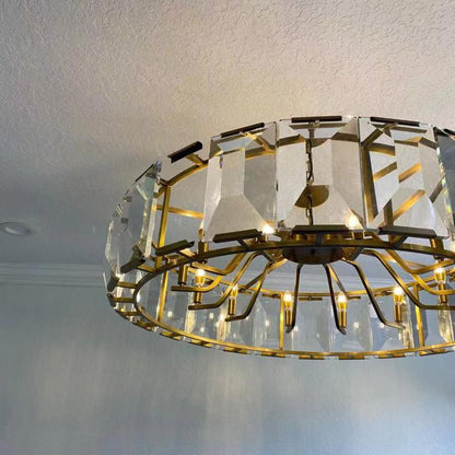 Harlows Crystal Round Chandelier - Lightings Menu