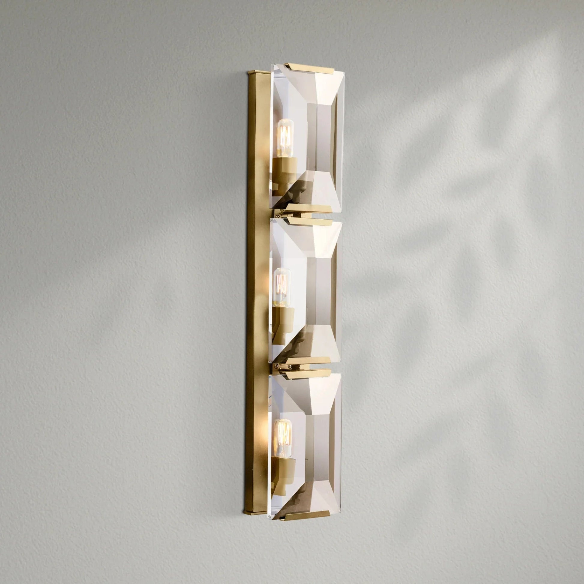 Harlows Crystal Triple Wall Lamp - Lightings Menu