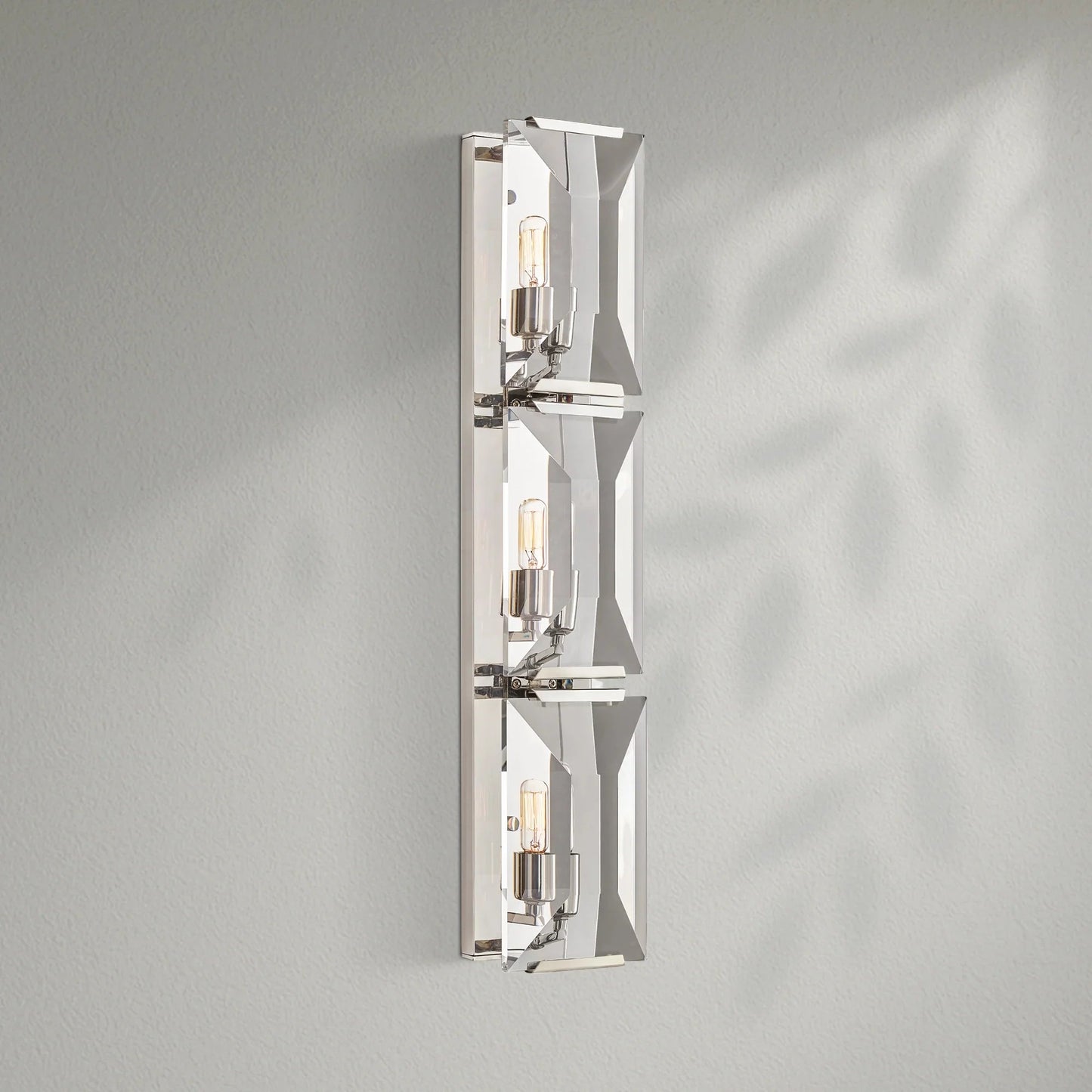 Harlows Crystal Triple Wall Lamp - Lightings Menu