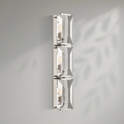 Harlows Crystal Triple Wall Lamp - Lightings Menu