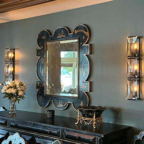 Harlows Crystal Triple Wall Lamp - Lightings Menu
