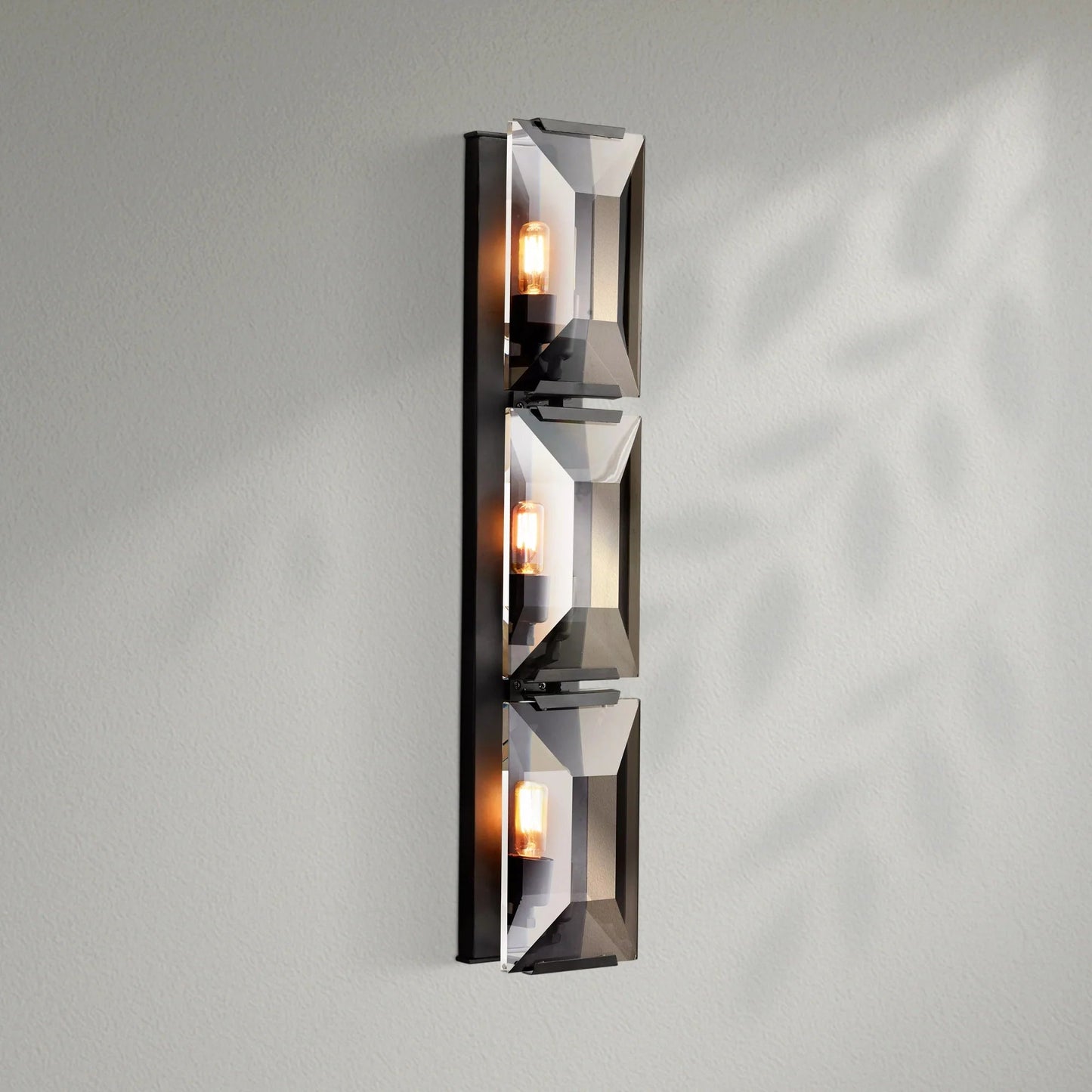 Harlows Crystal Triple Wall Lamp - Lightings Menu