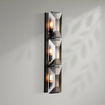 Harlows Crystal Triple Wall Lamp - Lightings Menu