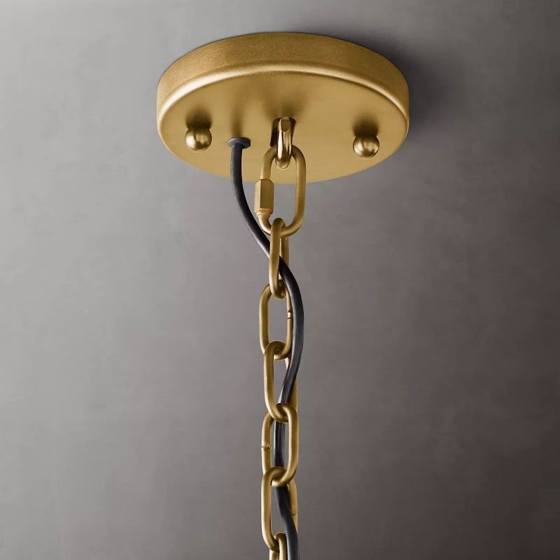 Hawsan Calcite Round Chandelier 31" - Lightings Menu