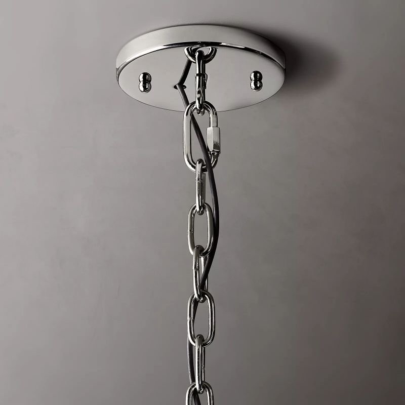 Hawsan Calcite Round Chandelier 31" - Lightings Menu