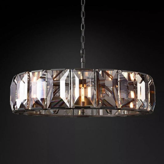 Hawsan Crystal Round Chandelier 43“ - Lightings Menu