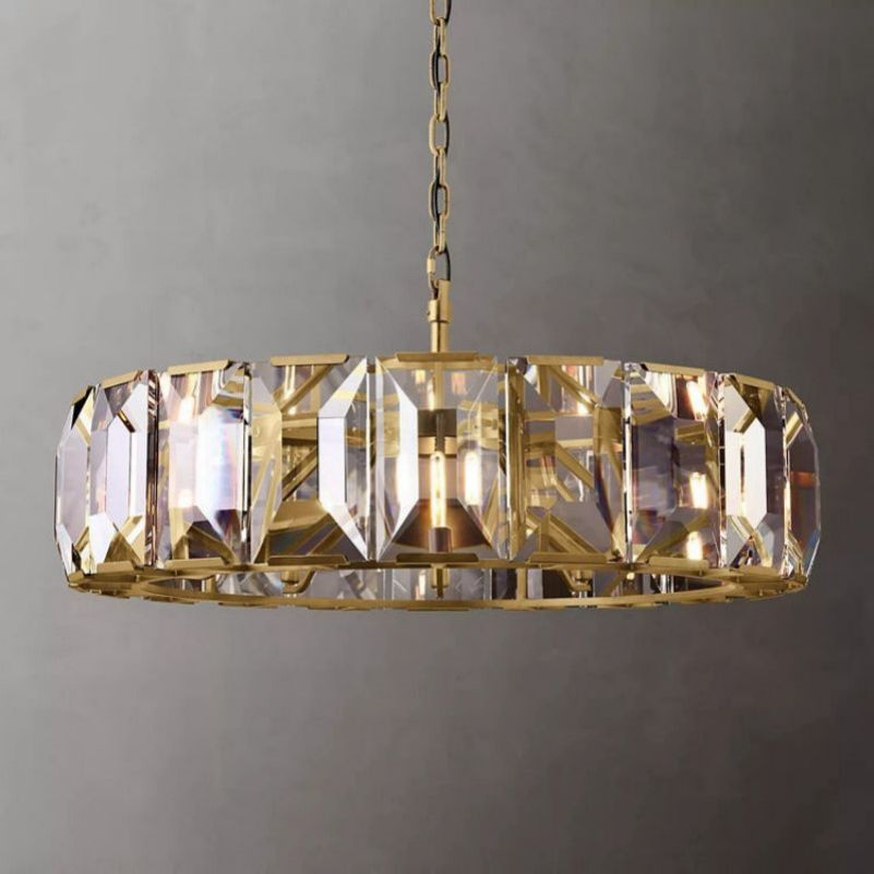 Hawsan Crystal Round Chandelier 43“ - Lightings Menu