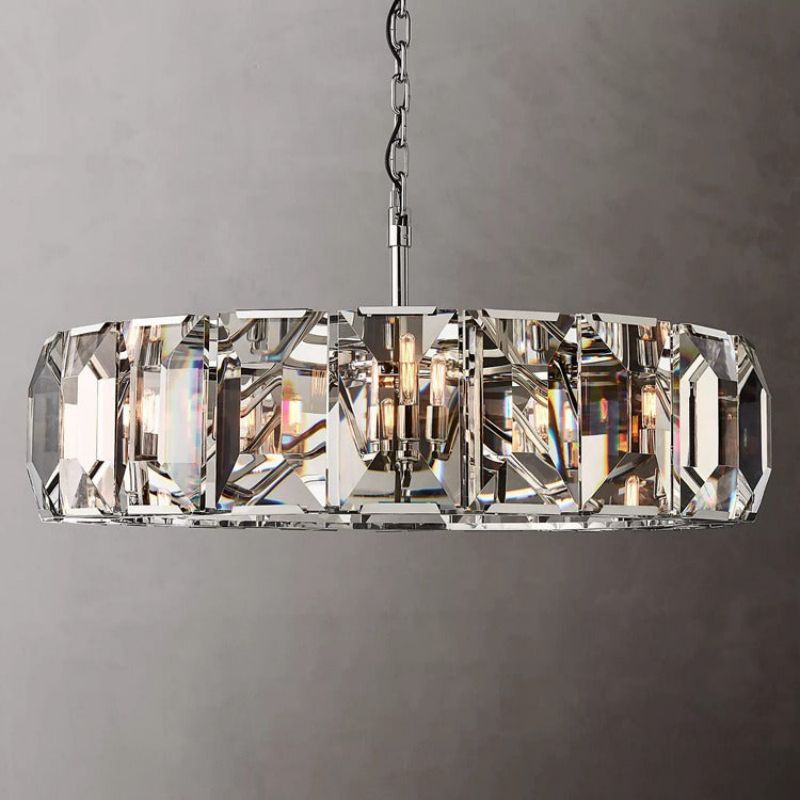 Hawsan Crystal Round Chandelier 43“ - Lightings Menu