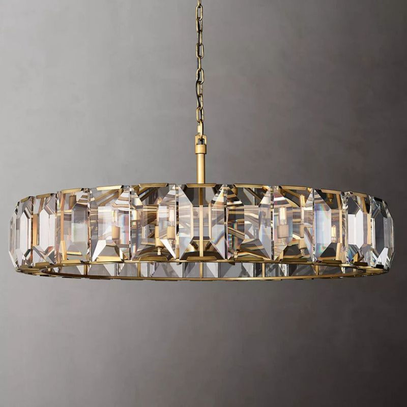Hawsan Multicurve Crystal Round Chandelier 60“ - Lightings Menu