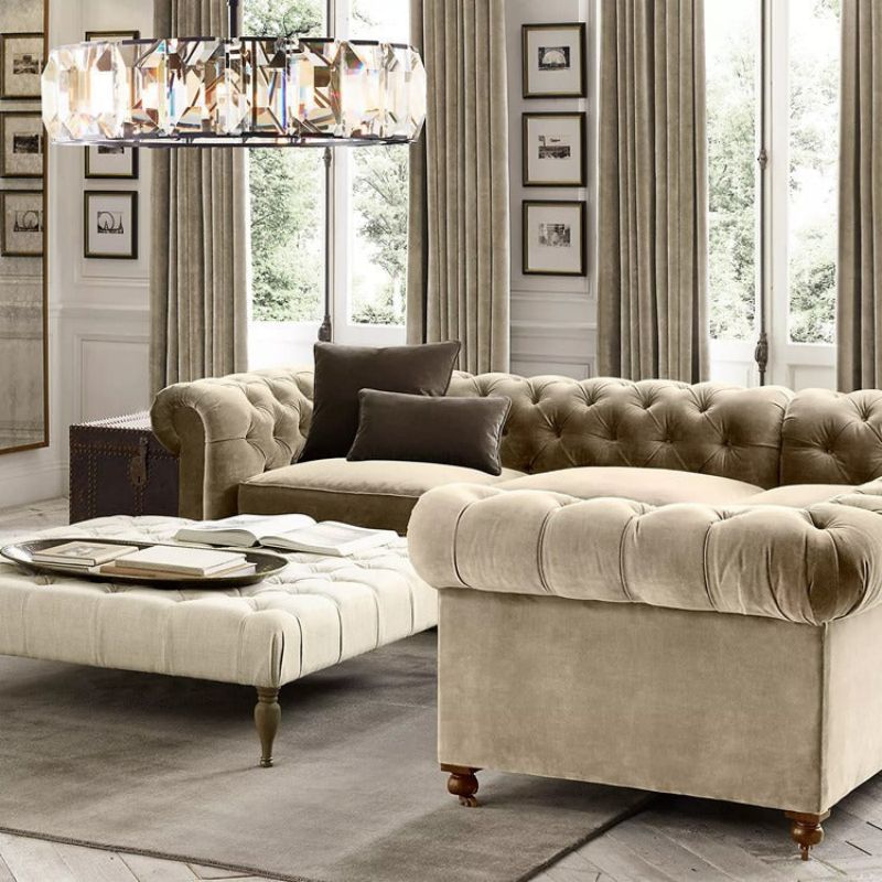 Hawsan Multicurve Crystal Round Chandelier 60“ - Lightings Menu