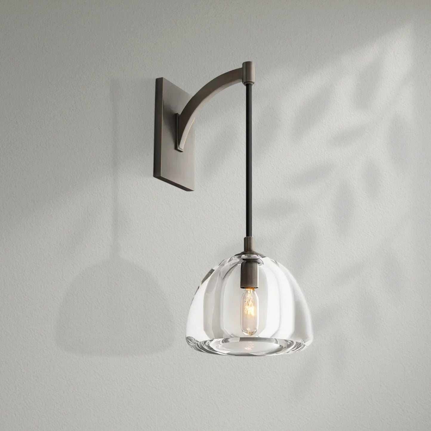 Hemispher Modern Glass Wall Sconce - Lightings Menu