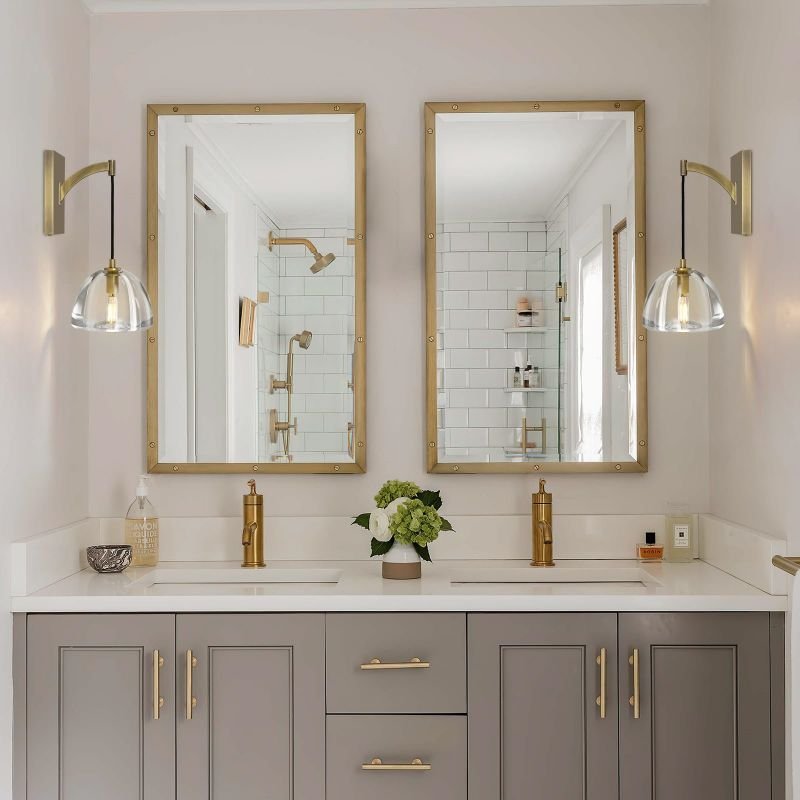 Hemispher Modern Glass Wall Sconce - Lightings Menu