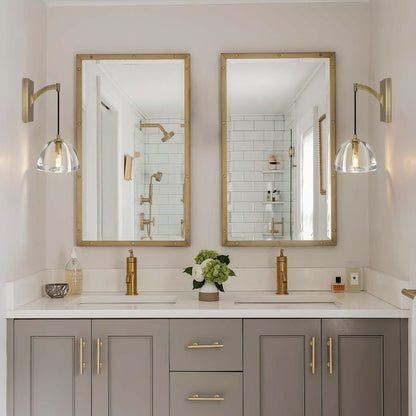 Hemispher Modern Glass Wall Sconce - Lightings Menu