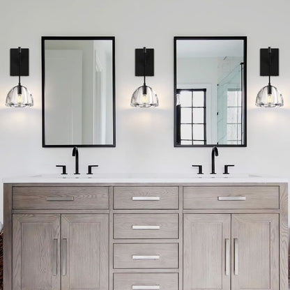Hemispher Modern Glass Wall Sconce - Lightings Menu