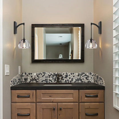 Hemispher Modern Glass Wall Sconce - Lightings Menu