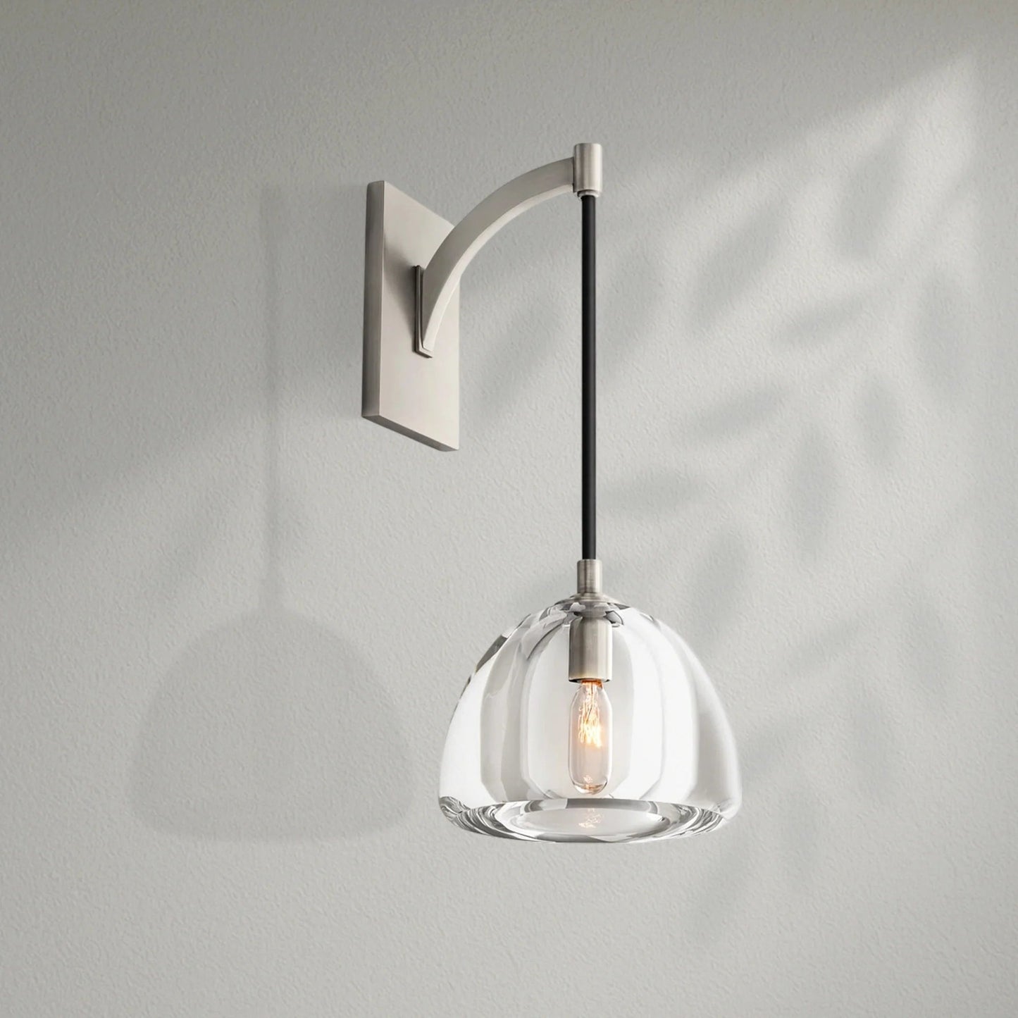 Hemispher Modern Glass Wall Sconce - Lightings Menu
