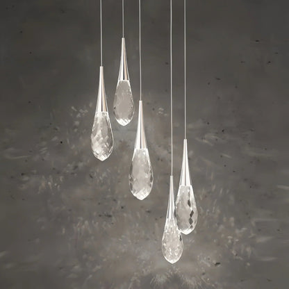 Hibiscus LED Multi Light Pendant Light Round Chandelier - Lightings Menu