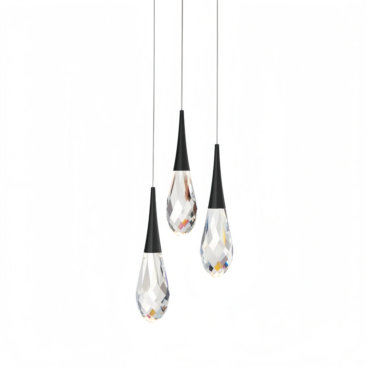 Hibiscus LED Multi Light Pendant Light Round Chandelier - Lightings Menu