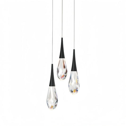 Hibiscus LED Multi Light Pendant Light Round Chandelier - Lightings Menu
