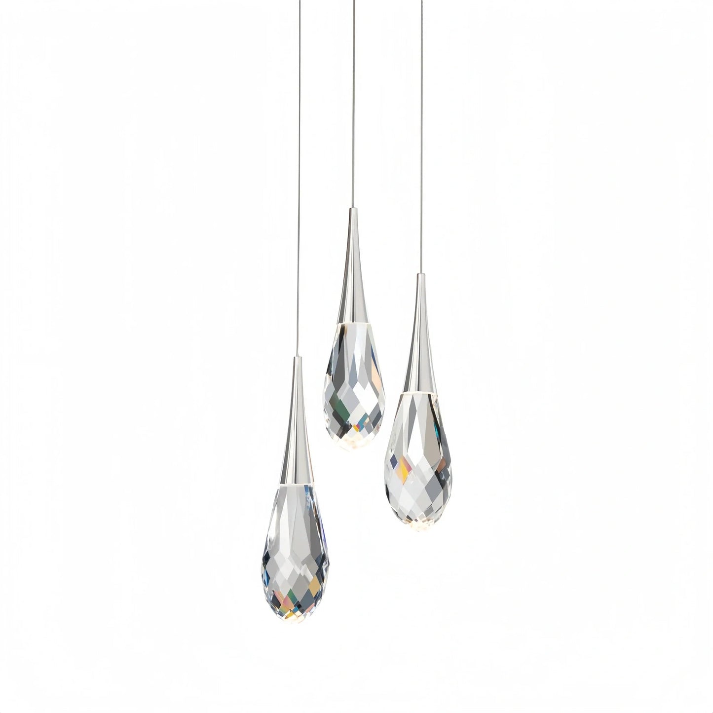 Hibiscus LED Multi Light Pendant Light Round Chandelier - Lightings Menu
