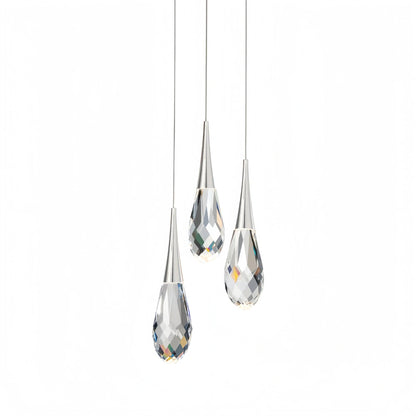 Hibiscus LED Multi Light Pendant Light Round Chandelier - Lightings Menu