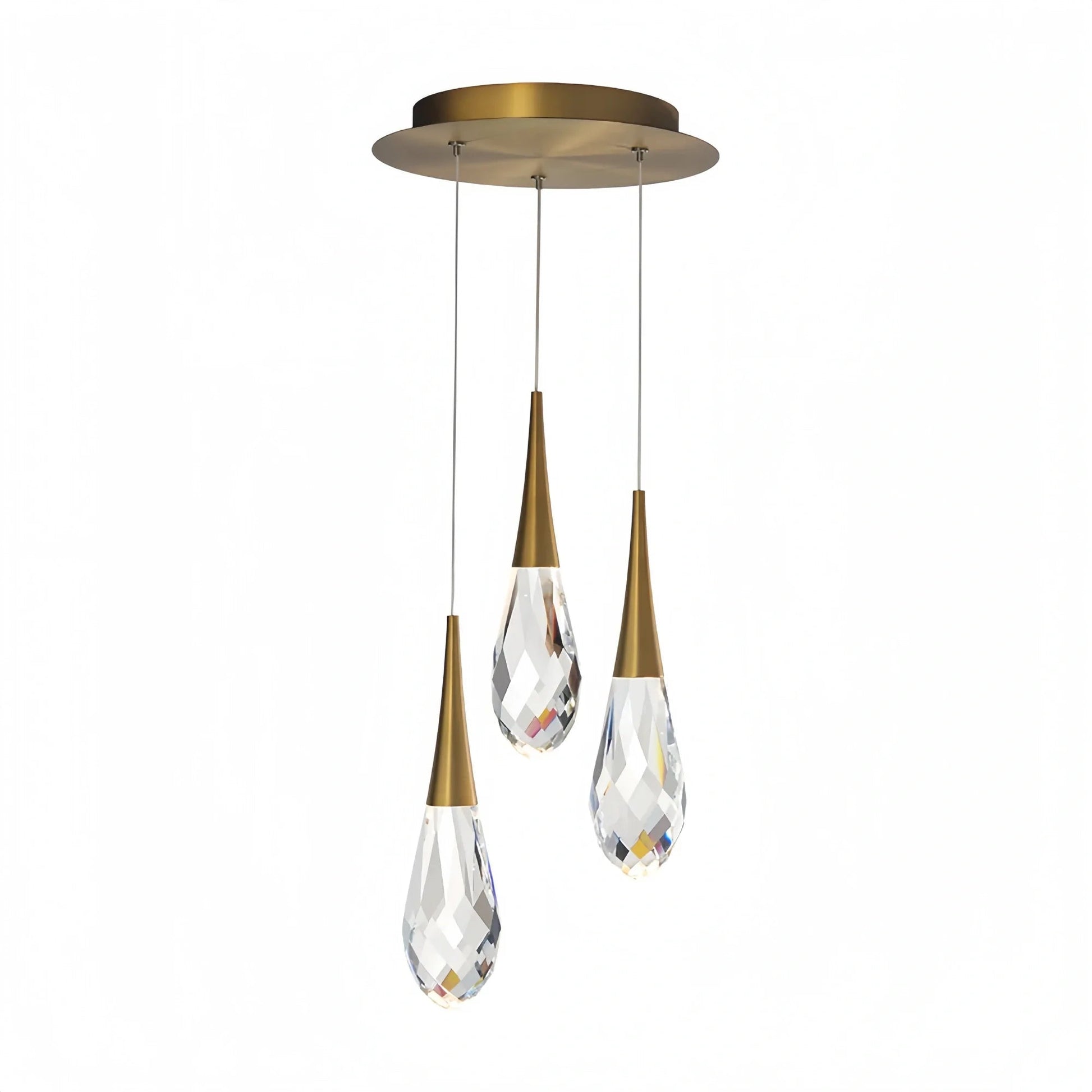 Hibiscus LED Multi Light Pendant Light Round Chandelier - Lightings Menu