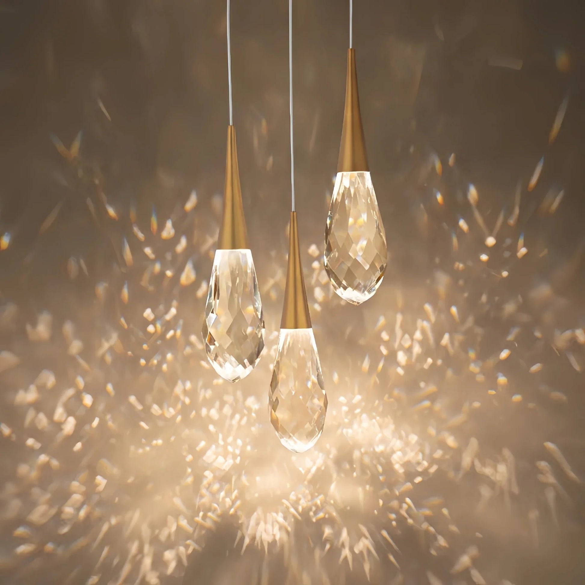 Hibiscus LED Multi Light Pendant Light Round Chandelier - Lightings Menu