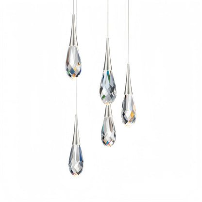 Hibiscus LED Multi Light Pendant Light Round Chandelier - Lightings Menu
