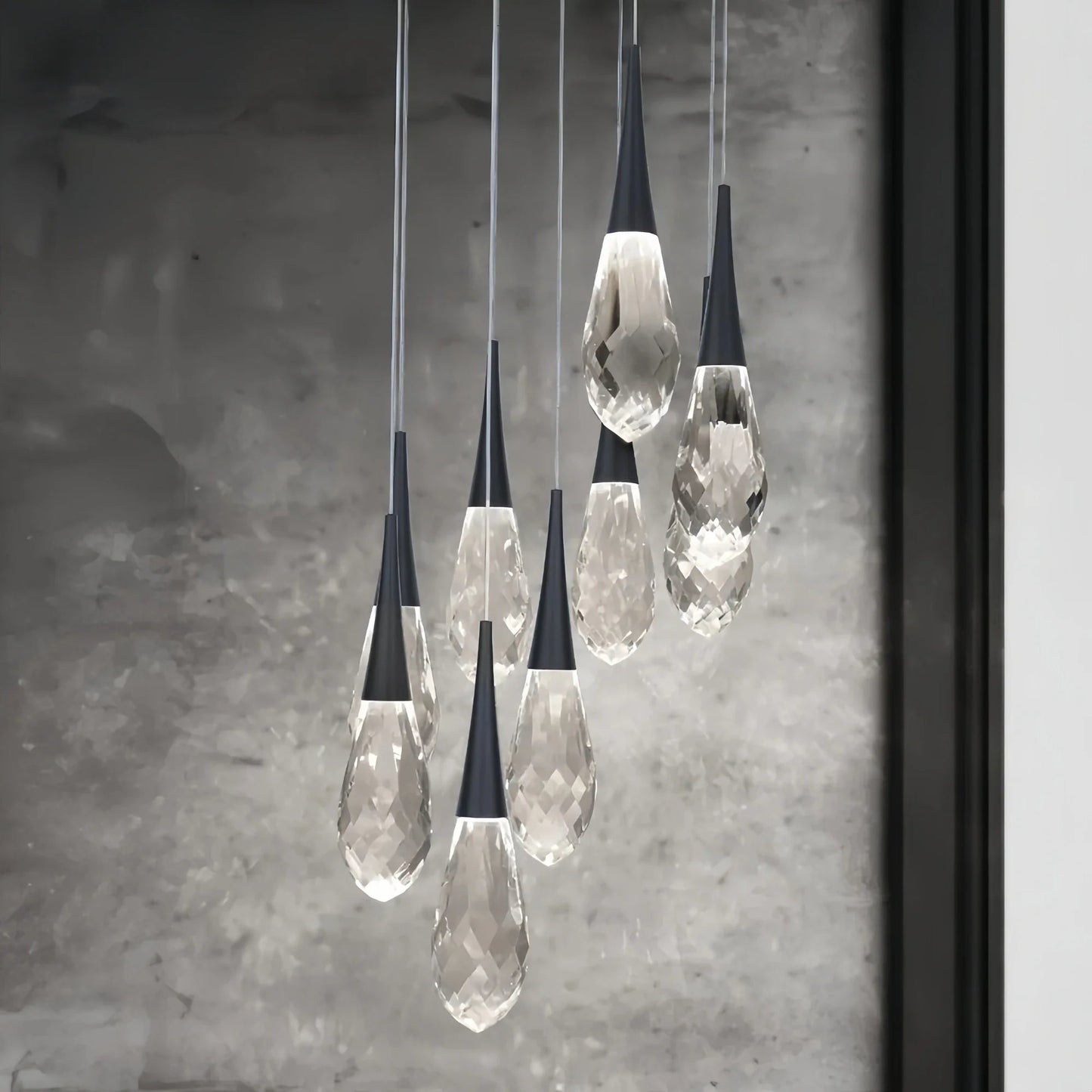 Hibiscus LED Multi Light Pendant Light Round Chandelier - Lightings Menu