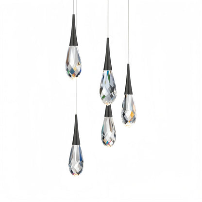 Hibiscus LED Multi Light Pendant Light Round Chandelier - Lightings Menu