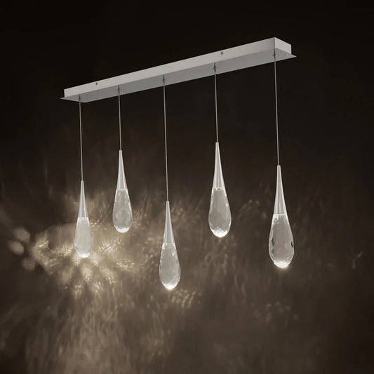 Hibiscus Linear LED Multi Pendant Light - Lightings Menu