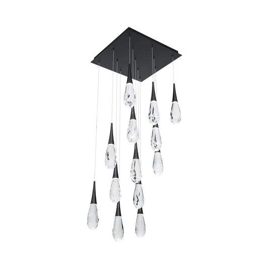 Hibiscus Square LED Multi Pendant Light - Lightings Menu