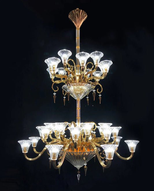 High Quality Copied Mille Nuits Gold Chandelier Lustre Crystal Lighting - Lightings Menu